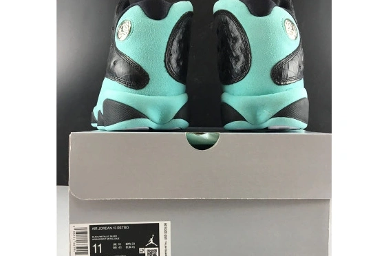 RETRO 414571-030 GREEN BLACK 13 414571-030 AIR ISLAND JORDAN 1025